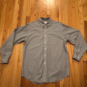 Brooks Brothers Plaid All Cotton Dress Shirt